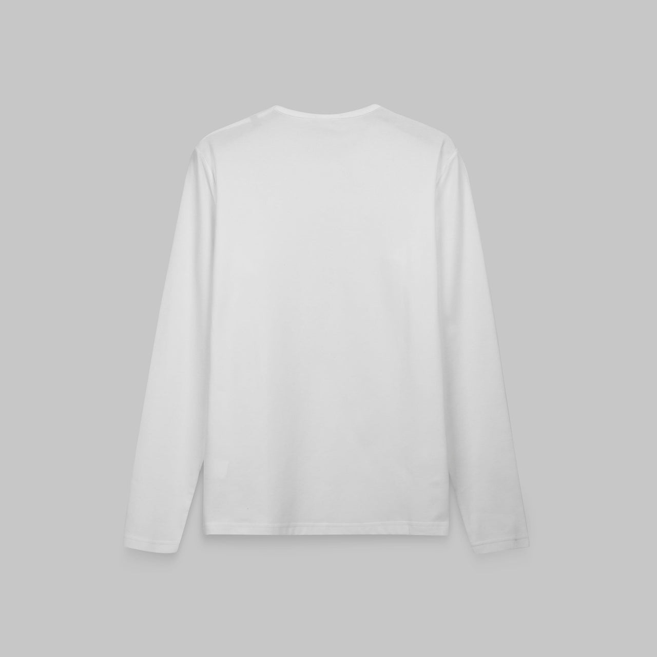 LONG SLEEVE SLIM T-SHIRT  - OFF WHITE - Dockland