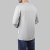 PREMIUM ROUND-NECK LONG-SLEEVE T-SHIRT  - GREY