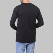 PREMIUM LONG SLEEVE SLIM T-SHIRT – BLACK - Dockland