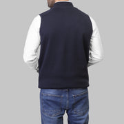 QUARTER-ZIP VEST - DARK NAVY - Dockland
