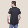 Round Neck Printed T-Shirt - Black - Dockland