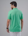 CLASSIC FIT PIQUE POLO SHIRT - PISTACHIO - Dockland