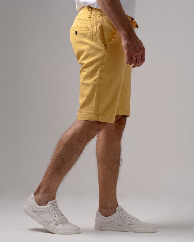 SLIM FIT CHINO SHORT MUSTARD Dockland