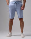 SLIM-FIT CHINO SHORT - SKY BLUE - Dockland
