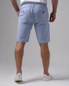 SLIM-FIT CHINO SHORT - SKY BLUE - Dockland