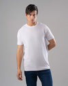 TEXTURED KNIT T-SHIRT - WHITE - Dockland