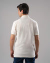 CLASSIC FIT PIQUE POLO SHIRT - WHITE - Dockland