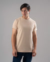 Knit T-shirt - BEIGE - Dockland