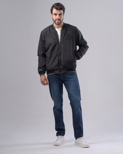 LIGHTWEIGHT BOMBER JACKET - BLACK - Dockland