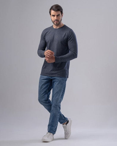 STRIPED T-SHIRT   - NAVY - Dockland