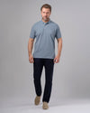 CLASSIC FIT PIQUE POLO SHIRT - INDIGO - Dockland