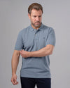 CLASSIC FIT PIQUE POLO SHIRT - INDIGO - Dockland