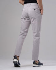 Slim Fit Chino Pants - SILVER - Dockland