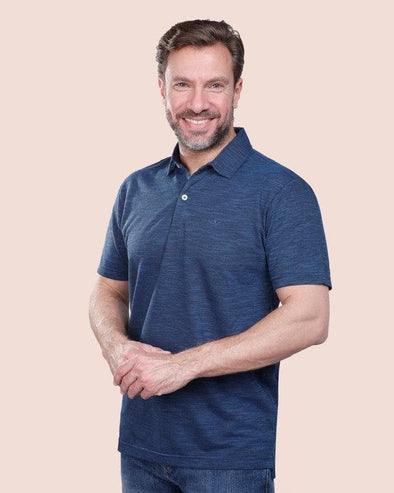 Classic Fit Plain Polo Shirt - Navy - Dockland